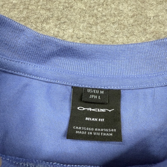 Oakley T Shirt Men's Size M Purple Short Sleeve Crew Neck Casual - Picture 2 of 7